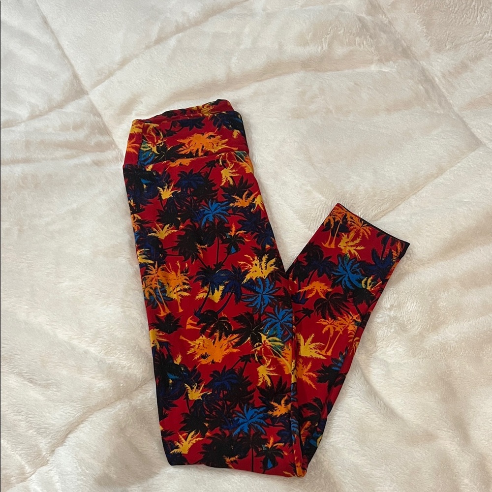 Tropical Print Leggings